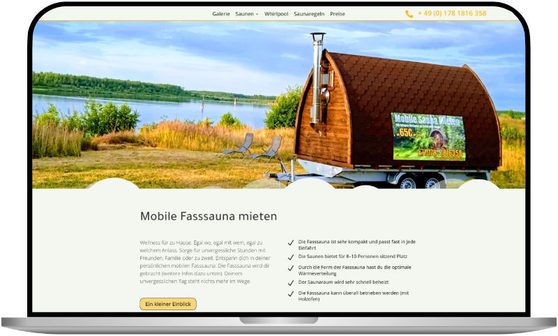 desktop webdesign mobile fassauna mieten 1