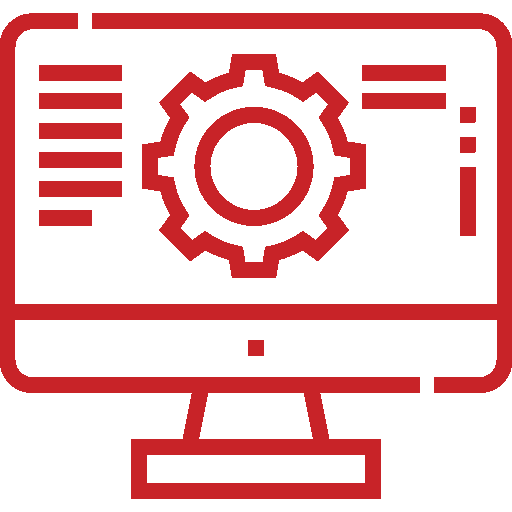 Umsetzung & Designentstehung - rotes Symbol auf transparenten Hintergrund - 2